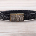Браслет кожаный