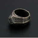 Кольцо "Архонт" с гранатом