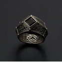 Кольцо "Архонт" с гранатом