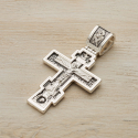 Крест "Да воскреснет Бог" с изображением Распятия Христова