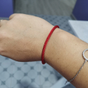 Браслет текстильный. 3 мм