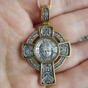 Крест «Спас Нерукотворный. Молитва Да воскреснет Бог»