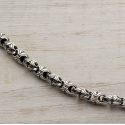 Цепь литая с орнаментом 4 мм