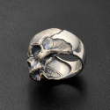 Серебряное кольцо «Memento mori»
