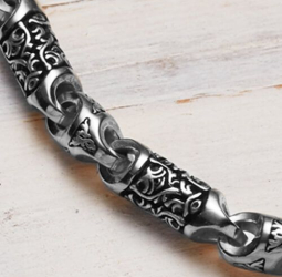 Литые цепи серебро с родием