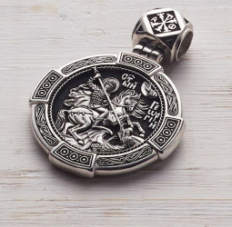 Образки серебро с родием