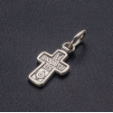 Крест нательный с Распятием, «Да воскреснет Бог»