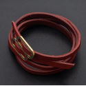 Православный браслет "Молитва Матери" из натуральной кожи
