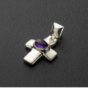 Крест с аметистом