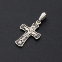 Православный крест с Распятием и словами молитвы